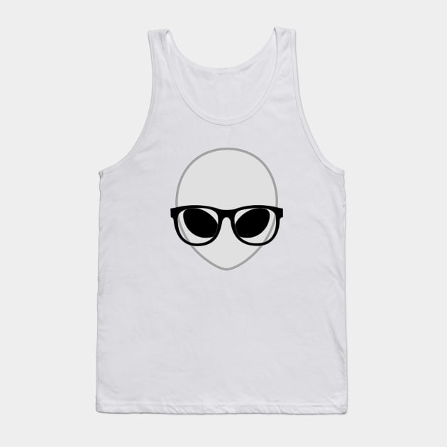 Nerd Alien, 1 Tank Top by inkandespresso7